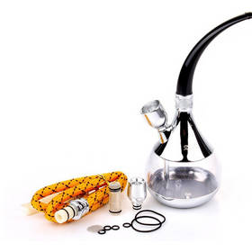 new zobo dual-use shisha cigarette holder smoking filter tobacco water pipes gold mini glass shisha hookah narghile with hose