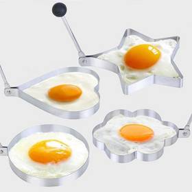 Stainless Steel Fried Egg Mold Pancake Mold Kitchen Tool Pancake Rings Cooking Egg Mold E#CH