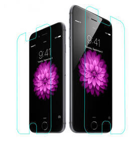 Premium Front Screen HD Clear Tempered Glass Screen Protector for iphone 6 plus Protective Film 0.4mm 9H With opp bag