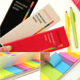 2014 New Candy color Sticker Post-It Bookmark Marker Memo Flags Index Tab sticky notes Post it Free Shipping - S002