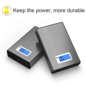 LCD Display Power Bank 12000mah Portable Charger Dual USB External Battery Charger Battery Bank For IPhones IPad Samsung