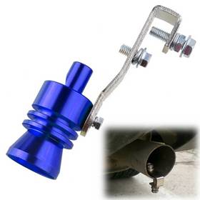 2014 New High quality Universal Blue Car Turbo Sound Whistle Exhaust Muffler Pipe Simulator Whistler Size L #7 SV004858