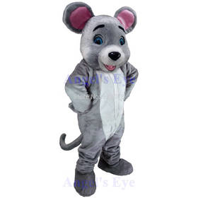 Hot Sale 2015 Holiday Happy Mouse Mascot Costume Adult Size Cartoon Mouse Rat Mascotte Mascota Carnival Fancy Dress SW1519