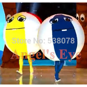 Hot Sale 2015 mascot the Super Bowl Beach Ball mascot costume Summer Theme Anime Cosplay Cartoon costumes carnival mascotte kits