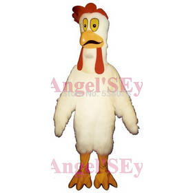 Anime Cosplay Costume white chicken Mascot turkey Costume Adult Cartoon Character Mascotte Fancy Dress Suit Kits sw2105