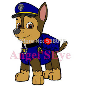 Custom Hot Cartoon Character German Shepherd Paw Patrol Chase Mascot Costume Adult Cartoon Character Anime Cosplay Fancy Dress