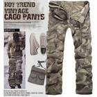 Men's Loose Military Pants Washed overalls Camouflage Outdoors Cargo Jeans pants trousers Multi Colors Plus Size Free shipping