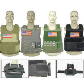 Special Offer Men Canvas Nylon Military Bulletproof Combat Vest Security FOR Training Real Cs Camouflage