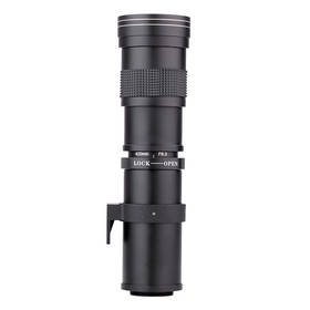 Kelda 420-800mm F/8.3-16 Super Telephoto Manual Zoom Lens for Canon EOS EF Nikon DSLR Camera