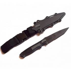 US Army Airsoft Tactical AC-6019 soft plastic model decoration soft knife for Hunting Training Survival Cosplay Black