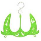 2Pcs Multifunctional PP Clothes Hangers Green