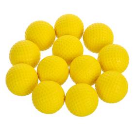 12pcs TOURLOGIC Indoor Practicing PE Golf Balls Yellow