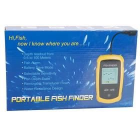 Portable Ultrasonic Wave Sonar Sensor Fish Finder Yellow