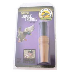 "EXPRESS" Double Trouble Duck Call Black and Beige ABS SM-19159 auxiliary tool for hunters
