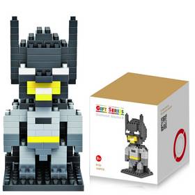 LOZ 140pcs M-9153 Batman Building Block Educational Assembling Toy Gray & Yellow & White & Black