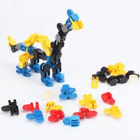 148 Pieces Vehicle Plastic Combination Robot Building DIY Blocks Toy