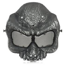 SW3006 Desert Corps Protective Half Face Mask Black Silver