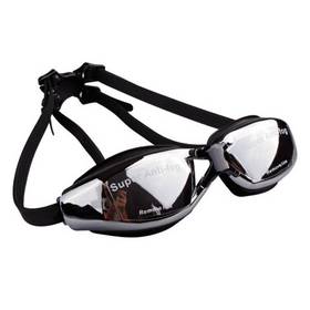 Professional Unisex Anti-fog Anti-UV HD Waterproof Electroplated Eyewear Swimming Goggles Glasses D207 Black