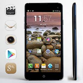 K69 5.5" 1280x720 Android 4.4.2 MTK6582 Quad Core 1GB+8GB 5+8MP HD IPS 3G Smartphone EU Standard (2300mAh) Black