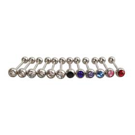 12 Pcs Tongue Ring Barbell Body Jewelry
