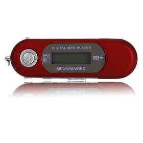 USB2.0 LCD 16GB MP3 Player with Voice Recorder Function Red