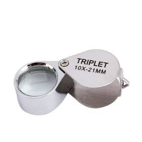 New 10x 21mm Jewelers Eye Loupe Magnifier Magnifying Glass