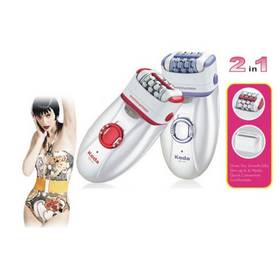 3 in 1 Newest Keda KD-191A Callus Remover Electric Rechargeable Epilator Hair Removal Lady Shaver Red