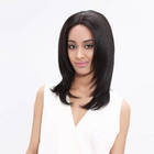 Rebecca Nature Lace Frontal Wig Human Hair Mid-Length Straight 18 Inch