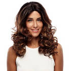 Rebecca Ombre Lace Front Synthetic Hair Wavy Hair Wig Long Body Wave 22 Inch
