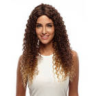 Rebecca Ombre Synthetic Hair Kinky Curly Natural Long Wig 26 Inch