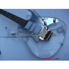 Wholesale New arrival Brand New WHITE 7V Transparent electric guitar best 