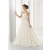 free shipping Wholesale made-to-measure 2011 new style!Beautiful A-Line/ Sequins Applique organza Strapless pleats Chapel Train  wedding dress for brides  ax55