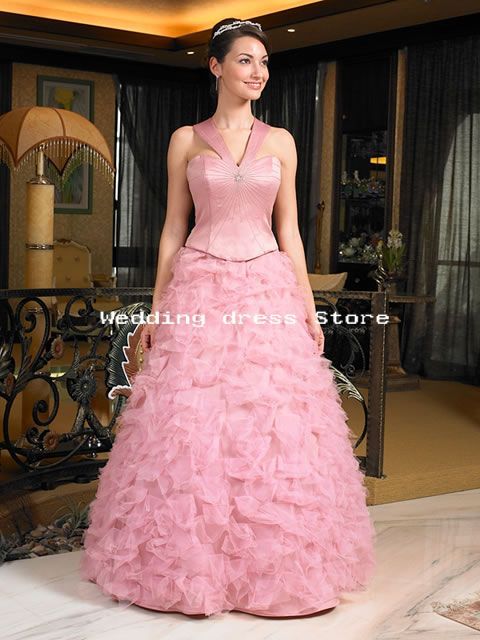 Plus dress pink black