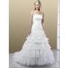 High quality!2010 style generous Princess/A-Line boob tube top Applique Sleeveless fold for brides wedding dresses