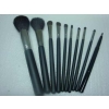 Wholesale - -! New brand 11 Pieces Makeup Brush sets + leather Pouch(10set/sets) 