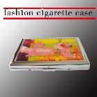 refined metal cigarette case chromeplate cigarette case by free express mixed design per lot