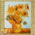 20 inch Pure Hand-painted  Gogh Still Life Oil Painting Repro: Vase With Twelve Sunflowers yspt1001003