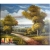 20 inch Pure Hand-painted Modern Landscape Oil Painting: Rural Road yspt1001004