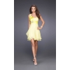yellow one shoulder Cocktail Dress/bridesmaid dress/evening dress/ prom dress/dinner jacket/formal dress/party dress/wedding dress T9030 