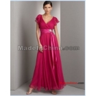Wholesale chiffon short.sleeve A-Line floor-length Sexy Homecoming/Prom/Cocktail Dress Evening Dresses 