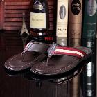 Slippers 2013 Hot Sell  Beach Slippers The High Quality  Summer Men's Slippers Sandals Shoes Wholesale -Band Sandals Men's Shoes Leisure Cowhide Shoes Men Shoes Size:38-45 Html 