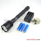 TrustFire 3 3800 lumens flashlight 3 x CREE XM-L 5-Mode 3 * Cree LED Flashlight  Lamp  + 3x 18650 buttery+charger