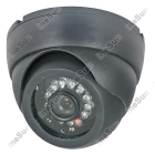 Security CCTV Plastic 600TVL 3.6mm lens 12PCS Leds DOME D/N CCD IR Camera
