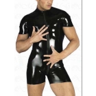 Men tight PVC bright leather sexy lingerie f81