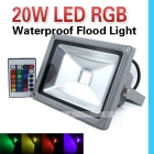 20W RGB Color Changing Outdoor Remote Control LED Flood Wash Light 85-220V New