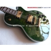 Wholesale Custom Black Green Desert Electric Guitar Free Shipping