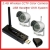 free shipping 2.4G Wireless USB Receiver DVR Home Security CCTV System w/ 2pcs Video Camera s
