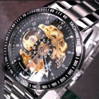 best selling Sample free shipping 1pcs steel band men's watch Automatic mechanical watches 