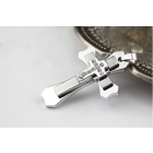 10pcs/lot All world free shipping wholesale stainless steel cross pendant jewelry hang ring pendant mens cross pendants boys pendants