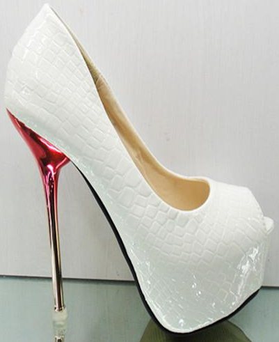 Sexy heel shoes SIZE 35 40 Peep toes snakeskin \u2013 Wholesale ...